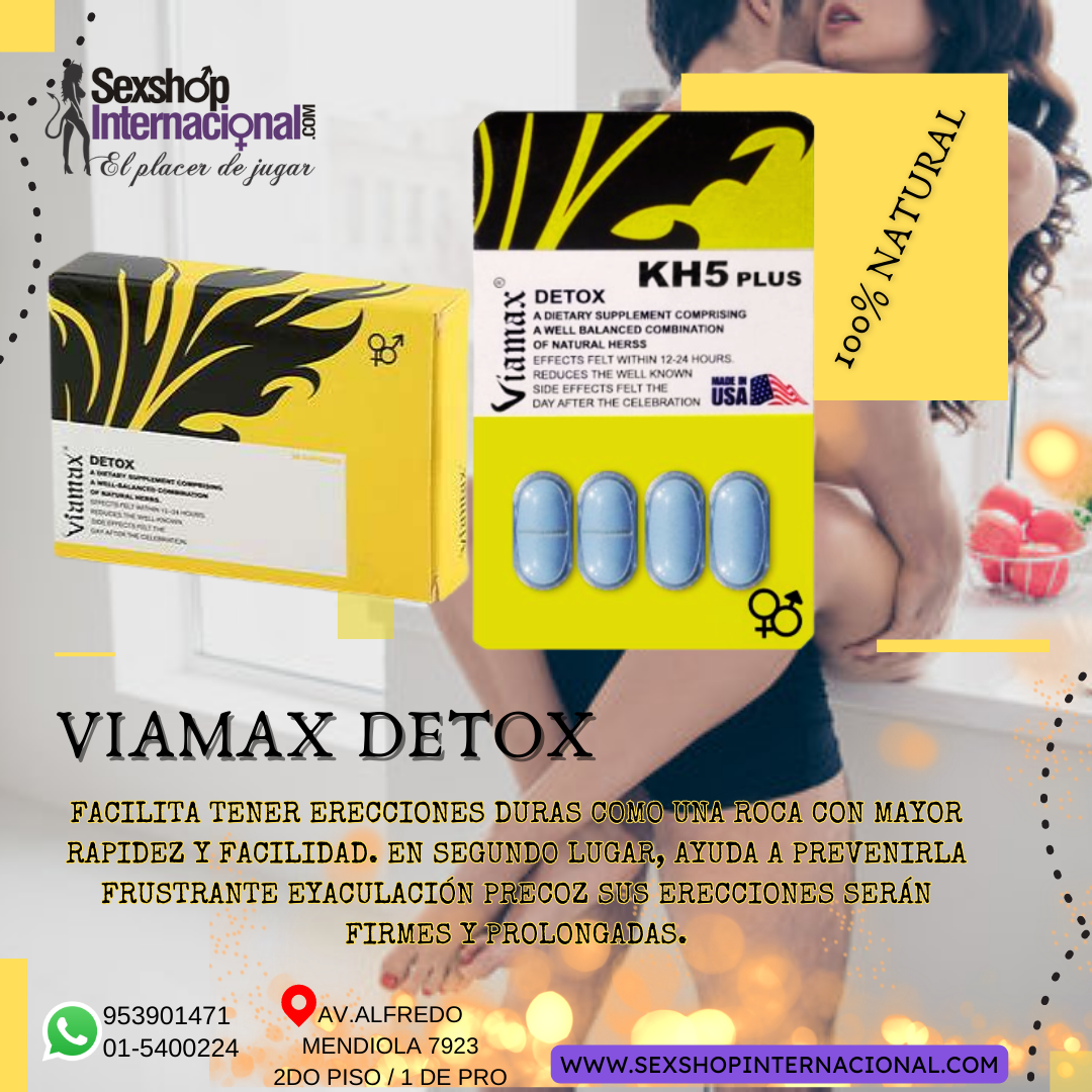 VIAMAX DETOX PASTILLA PARA LA POTENCIA